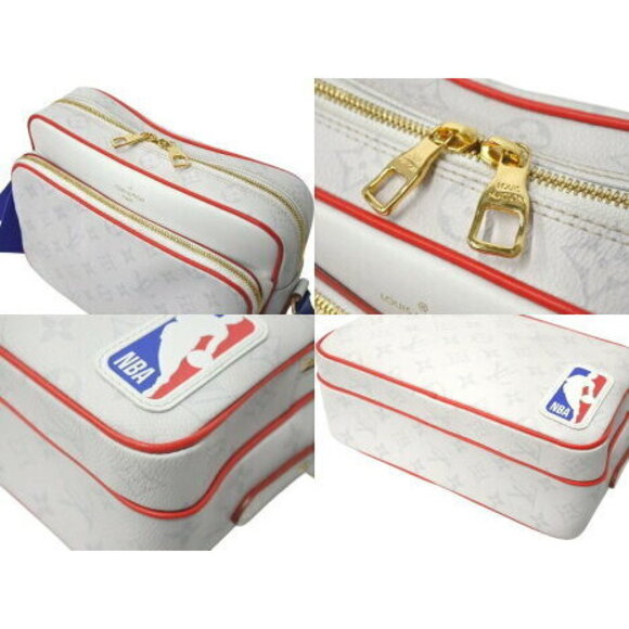 Louis Vuitton LVxNBA Nile Messenger shoulder bag white blue red